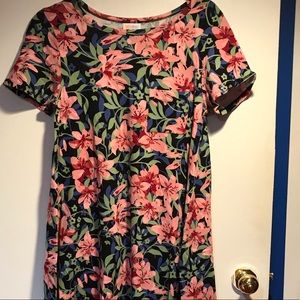 Lularoe XS Floral Carly -EUC
